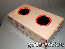 плита для ребёнка из коробки
